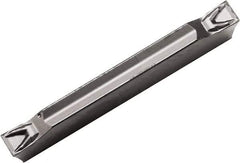 Kyocera - 2520GDM PQ Grade PR1225, 2.5mm Cutting Width Carbide Grooving Insert - Neutral, 0.1mm Corner Radius, Megacoat Finish - Industrial Tool & Supply