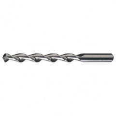 #22 RHS / RHC HSS 135 Degree Split Point Deep Hole Parabolic Drill - Bright - Industrial Tool & Supply