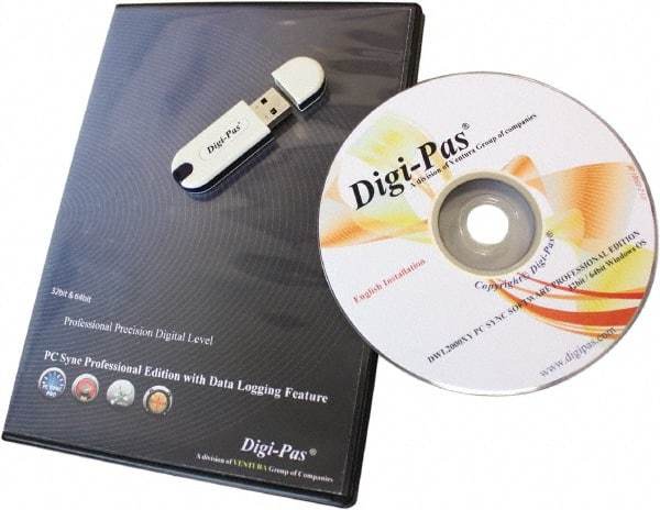 Digi-Pas - Level Software - Use With DWL2000XY - Industrial Tool & Supply