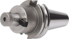 Accupro - CAT50 Dual Contact Taper Shank 5-1/2 - 6" Cutting Diam 2" Pilot Shell Mill Holder - Industrial Tool & Supply