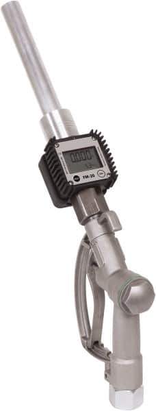 PRO-LUBE - Nozzle Repair Part - Contains Manual Fuel Nozzle fitted with Digital Turbine Fuel Meter, For Use with Gasoline & Diesel Fuel - Industrial Tool & Supply