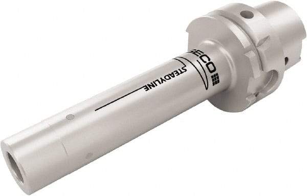 Seco - Combimaster 29.5mm HSK100A Taper Shank Milling Tip Insert Holder & Shank - 206mm Projection, 1.835" Neck Diam, M12 Neck Thread, 23mm Nose Diam, 285mm OAL, Steel Tool Holder - Industrial Tool & Supply