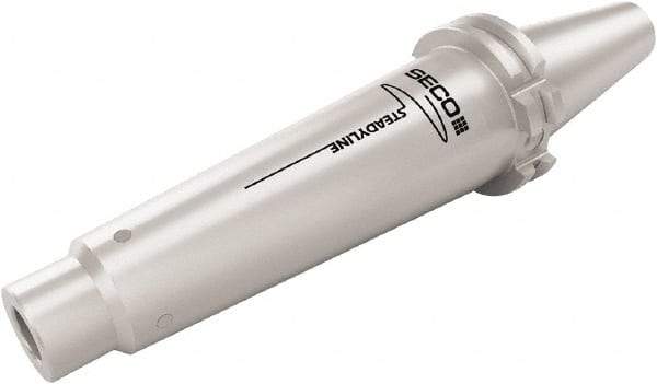 Seco - Combimaster 29.5mm DIN40 Taper Shank Milling Tip Insert Holder & Shank - 165.9mm Projection, 1.681" Neck Diam, M12 Neck Thread, 23mm Nose Diam, 253.4mm OAL, Steel Tool Holder - Industrial Tool & Supply