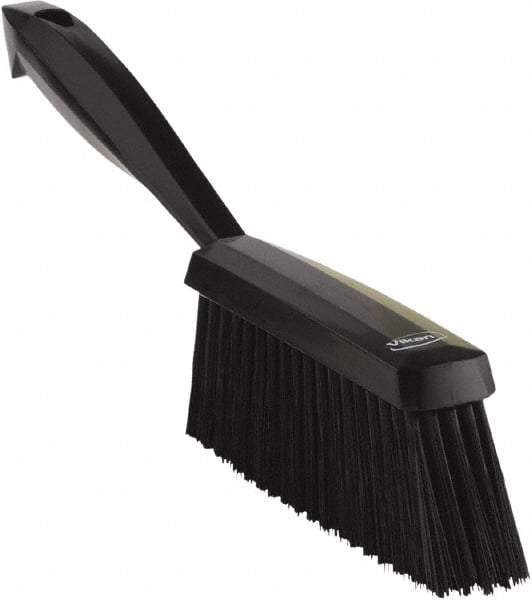 Vikan - 14" OAL, Polyester Staple Set Bench Brush - 2" Bristle Length, 6-3/8" Long Head, Black - Industrial Tool & Supply