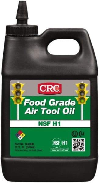 CRC - Bottle, ISO 32, Air Tool Oil - 29.6 Viscosity (cSt) at 40°C - Industrial Tool & Supply