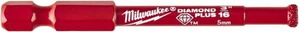 Milwaukee Tool - 3/16" Diam, 1-1/2" Cutting Depth, Hole Saw - Diamond Grit Saw, Continuous Edge - Industrial Tool & Supply