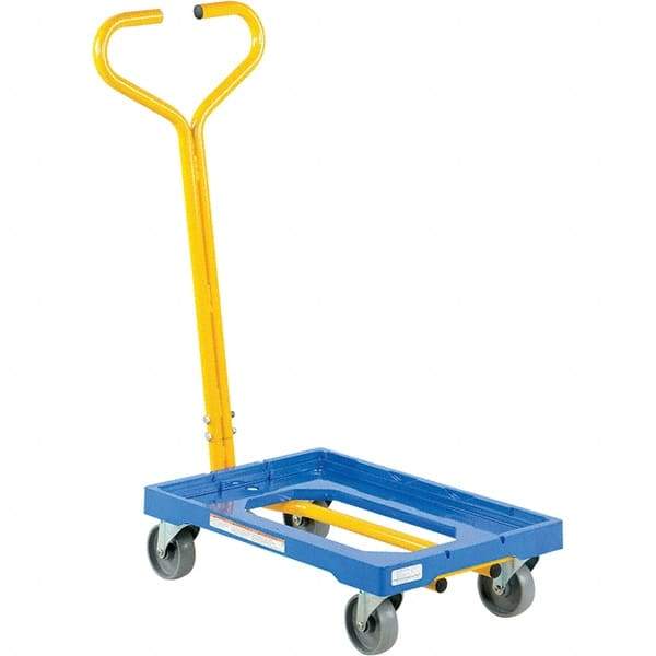 Vestil - 500 Lb Capacity Plastic Dolly - 24" Long x 16" Wide - Industrial Tool & Supply
