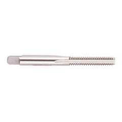 Regal Cutting Tools - 3/8-20 BSF 4 Flute Bright Finish High Speed Steel Straight Flute Standard Hand Tap - Bottoming, Right Hand Thread, 2-15/16" OAL, 1-1/4" Thread Length, H3 Limit, Oversize - Exact Industrial Supply