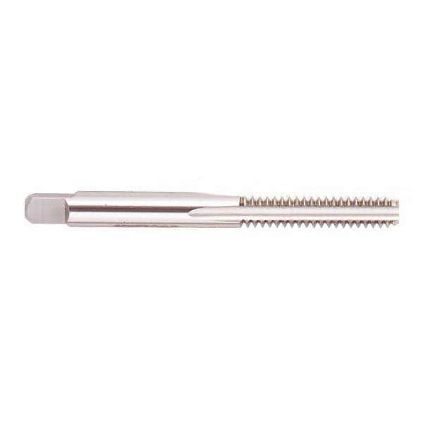 Regal Cutting Tools - #8-32 UNC 3B 3 Flute Bright Finish High Speed Steel Straight Flute Standard Hand Tap - Bottoming, Right Hand Thread, 2-1/8" OAL, 3/4" Thread Length, H2 Limit, Oversize - Exact Industrial Supply
