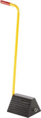 Vestil - 8" Wide x 36-9/16" High x 18" Deep, Rubber Wheel Chock - Industrial Tool & Supply