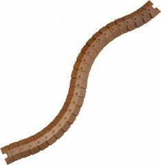 UltraTech - 1 Channel, 3 Ft Long, 3/8" Max Compatible Cable Diam, Brown ABS On Floor Cable Cover - 3" Overall Width x 3/4" Overall Height, 3/4" Channel Width x 3/8" Channel Height - Industrial Tool & Supply