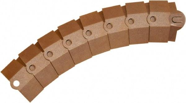 UltraTech - 1 Channel, 1 Ft Long, 3/8" Max Compatible Cable Diam, Brown ABS On Floor Cable Cover - 3" Overall Width x 3/4" Overall Height, 3/4" Channel Width x 3/8" Channel Height - Industrial Tool & Supply