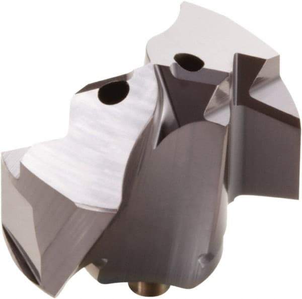 Seco - Series Crownloc, 0.6831" Diam Grade Micrograin 140° Replaceable Drill Tip - Carbide, TiAlN Finish - Industrial Tool & Supply