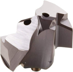 Seco - Series Crownloc, 0.6831" Diam Grade Micrograin 140° Replaceable Drill Tip - Carbide, TiAlN Finish - Industrial Tool & Supply