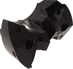 Allied Machine and Engineering - Series APX 57, 61mm Max Diam Pilot Insert Drill Head - T-A 2 Pilot Drill, 1" Pilot Drill Diam, 2 Nonpilot Inserts - Industrial Tool & Supply