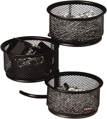 Rolodex - Black Desk Top Organizer - Mesh Metal - Industrial Tool & Supply