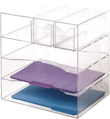 Rubbermaid - Clear Document Organizer - Plastic - Industrial Tool & Supply
