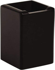 Rolodex - Black Pencil Holder - Wood, MDF, Laminate - Industrial Tool & Supply