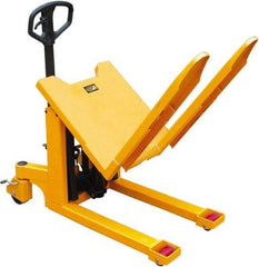 Vestil - 2,200 Lb Load Limit, Manual Portable Tilting Table - 90° Tilting Angle, 3-1/2' Low Height - Industrial Tool & Supply