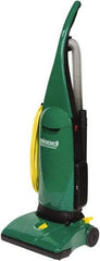 Bissell - Single Motor Upright Vacuum Cleaner - 13" Cleaning Width, 10" Amps, Straight Handle, Green - Industrial Tool & Supply