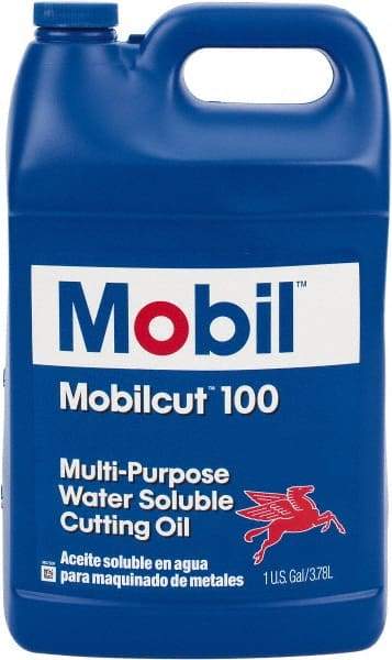 Mobil - Mobilcut, 1 Gal Bottle Cutting Fluid - Water Soluble - Industrial Tool & Supply