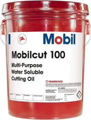 Mobil - Mobilcut, 5 Gal Pail Cutting Fluid - Water Soluble - Industrial Tool & Supply