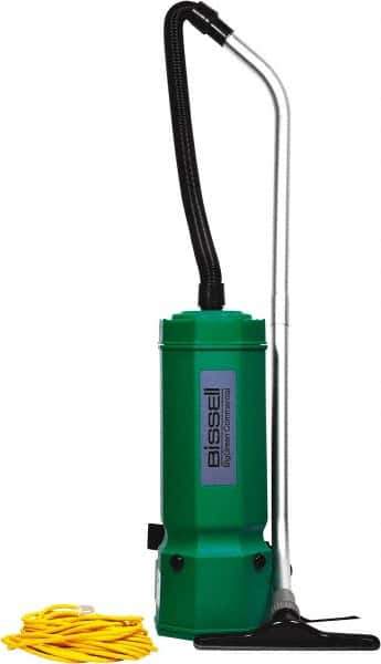 Bissell - Backpack Vacuum Cleaner - 120 Volts, 1.5 hp, 10.2 Amps, 1,175 Watts, 10.5 Lb - Industrial Tool & Supply