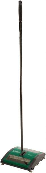 Bissell - 7-1/2" Sweeping Width, Dual Rubber Roter Walk Behind Sweeper - Manual Push - Industrial Tool & Supply