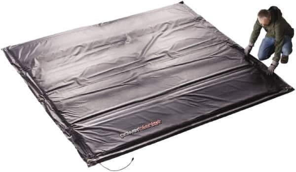 Powerblanket - 120" Long x 120" Wide, Flat, PVC, Standard Heat Blanket - 120 Volts, Flat Back - Industrial Tool & Supply