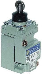 Square D - SPDT, NC/NO, 600 Volt Screw Terminal, Roller Plunger Actuator, General Purpose Limit Switch - 1, 2, 4, 6, 12, 13, 6P NEMA Rating, IP67 IPR Rating - Industrial Tool & Supply