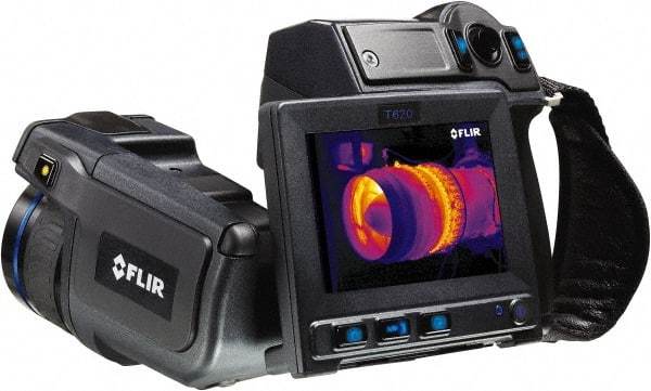 FLIR - -40 to 1,202°F (-40 to 650°C) Thermal Imaging Camera - 4.3" Color LCD Display, 1000 Image Storage Capacity, 640 x 480 Resolution - Industrial Tool & Supply