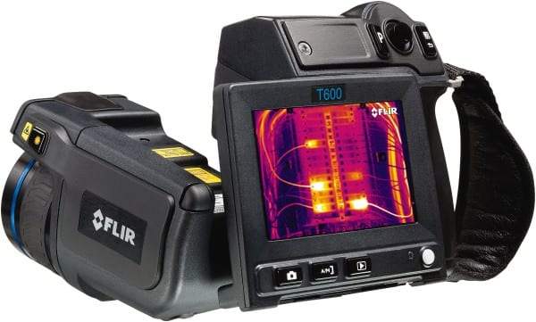 FLIR - -40 to 1,202°F (-40 to 650°C) Thermal Imaging Camera - 4.3" Color LCD Display, 1000 Image Storage Capacity, 480 x 360 Resolution - Industrial Tool & Supply