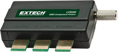 Extech - Black Electrical Test Equipment Component Fixture - Use with LCR200 LCR Meters - Industrial Tool & Supply