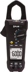 FLIR - CM83-NIST, CAT IV, Digital True RMS Wireless Clamp Meter with 1.45" Clamp On Jaws - 1000 VAC/VDC, 600 AC/DC Amps, Measures Voltage, Capacitance, Current, Frequency, Resistance - Industrial Tool & Supply