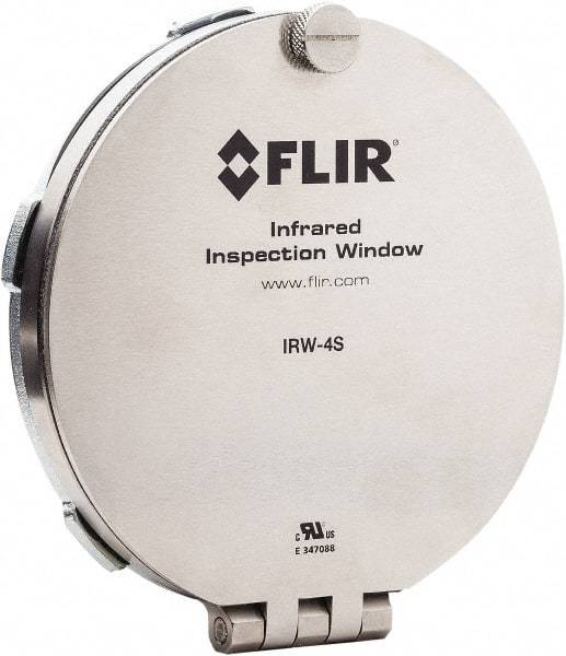 FLIR - 95mm (3.74\x94) Diam, Infrared Viewing Window - 2mm (0.08") Thickness, Use with Thermal Imagers - Industrial Tool & Supply