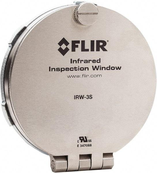 FLIR - 75mm (2.95\x94) Diam, Infrared Viewing Window - 2mm (0.08") Thickness, Use with Thermal Imagers - Industrial Tool & Supply