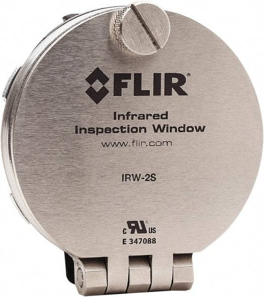 FLIR - 50mm (1.97\x94) Diam, Infrared Viewing Window - 2mm (0.08") Thickness, Use with Thermal Imagers - Industrial Tool & Supply