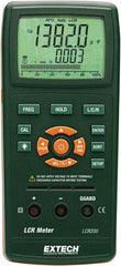 Extech - LCR200, Digital Passive Component LCR Multimeter - 200 mOhm, Measures Capacitance, Resistance - Industrial Tool & Supply