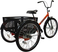 Worksman - Bicycles & Scooters Type: Industrial Tricycle Number of Wheels: 3 - Industrial Tool & Supply