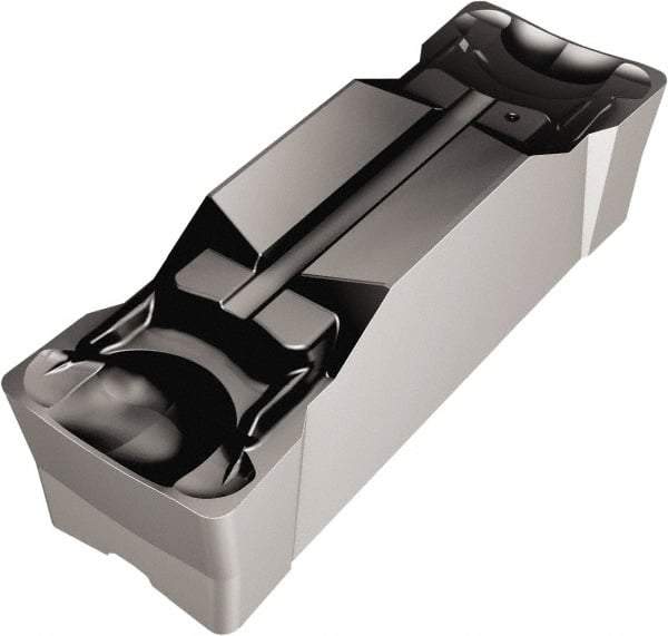 Sandvik Coromant - KN123 GM Grade 3115, 1/4" Cutting Width Carbide Grooving Insert - 22.6mm Max Depth of Cut, Neutral, 0.25mm Corner Radius, TiCN/Al2O3 Finish - Industrial Tool & Supply