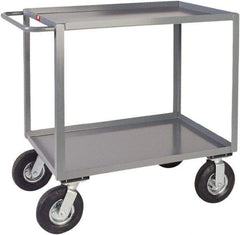 Jamco - 1,200 Lb Capacity, 24" Wide x 48" Long x 39" High Heavy Duty Service Cart - 2 Shelf, Steel - Industrial Tool & Supply
