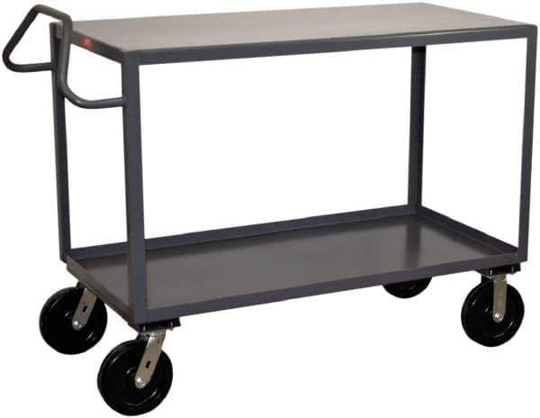 Jamco - 4,800 Lb Capacity, 36" Wide x 48" Long x 38" High Heavy Duty Service Cart - 2 Shelf, Steel - Industrial Tool & Supply