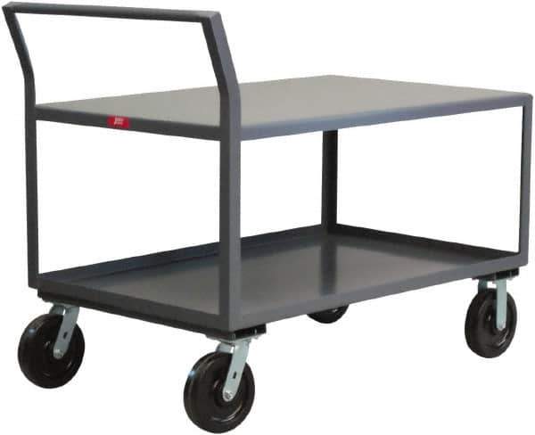 Jamco - 4,800 Lb Capacity, 24" Wide x 36" Long x 30" High Heavy Duty Service Cart - 2 Shelf, Steel - Industrial Tool & Supply