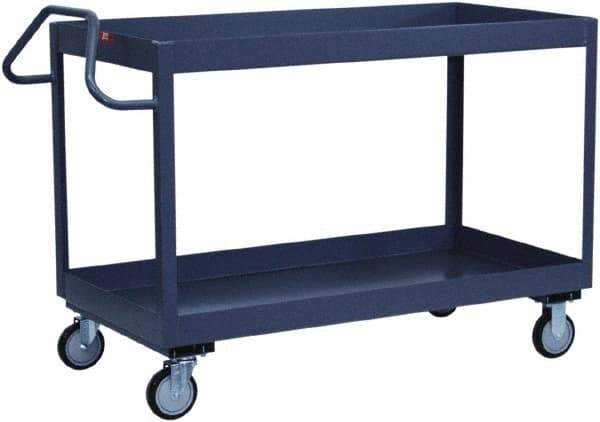Jamco - 1,200 Lb Capacity, 24" Wide x 36" Long x 35" High Heavy Duty Service Cart - 2 Shelf, Steel - Industrial Tool & Supply