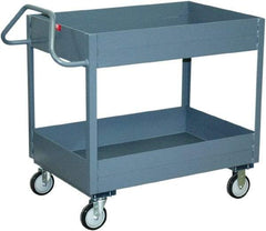 Jamco - 1,200 Lb Capacity, 24" Wide x 30" Long x 35" High Heavy Duty Service Cart - 2 Shelf, Steel - Industrial Tool & Supply