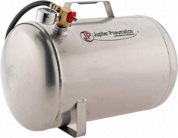 PRO-SOURCE - Compressed Air Tanks & Receivers Volume Capacity: 5 Gal. Maximum Working Pressure (psi): 125 - Industrial Tool & Supply