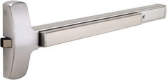 Falcon - Nonhanded, Surface Vertical Rod - Anodized Aluminum Finish, 2-1/2 to 3" Door Width, Grade 1 - Industrial Tool & Supply