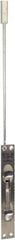 IVES - 12 Inch Long, 1 Inch Wide, Flush Bolt - Brass, Satin Chrome Finish - Industrial Tool & Supply