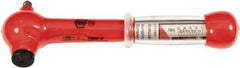 Wiha - 1/4" Drive Insulated Torque Wrench - 5 N/m to 25 N/m Torque, 8-1/4" OAL - Industrial Tool & Supply
