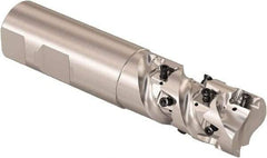 Seco - 1" Cutting Diam, 1" Shank Diam, 8mm Max Depth of Cut, Straight Shank Indexable Copy End Mill - 2 Inserts, LOEX Insert, R217.94 Toolholder - Industrial Tool & Supply